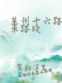 万州十六路公交车路线