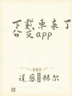 下载车来了实时公交app