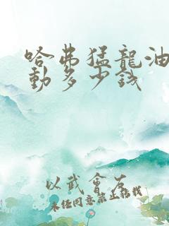 哈弗猛龙油电混动多少钱