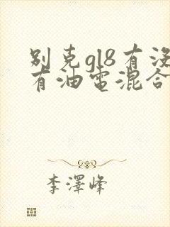 别克gl8有没有油电混合车