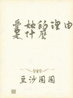 爱她的理由结局是什么