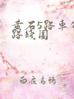 黄石5路车公交路线图 黄石5路车公交路线图