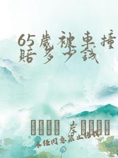 65岁被车撞死赔多少钱