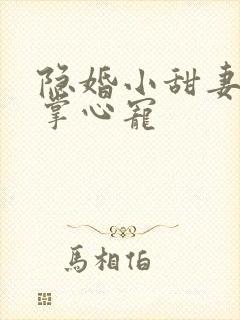 隐婚小甜妻帝少掌心宠 隐婚小甜妻帝少掌心宠