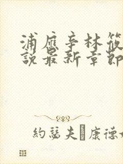 浦应辛林筱凡小说最新章节更新内容