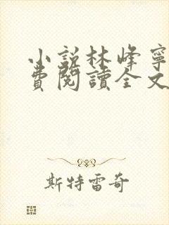 小说林峰宁欣免费阅读全文无弹窗 小说林峰宁欣免费阅读全文无弹窗