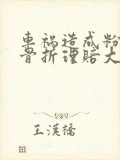 车祸造成粉碎性骨折理赔大概在多少?