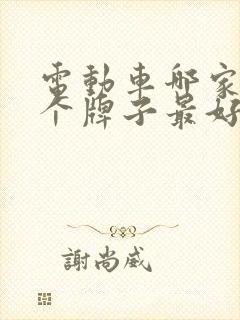 电动车哪家好哪个牌子最好 电动车哪家好哪个牌子最好