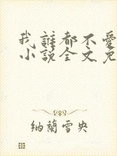 我谁都不爱快穿小说全文免费阅读