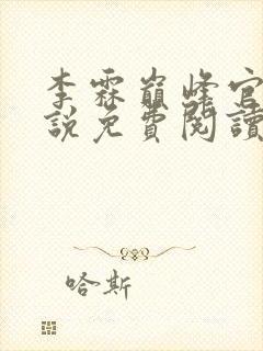 李霖巅峰官场小说免费阅读无弹窗