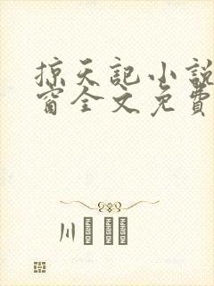 掠天记小说无弹窗全文免费阅读