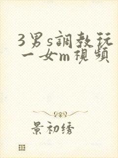 3男s调教玩弄一女m视频