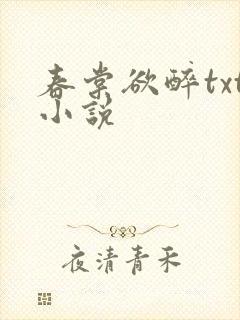 春棠欲醉txt小说
