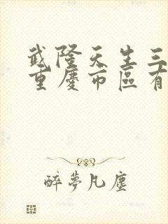 武隆天生三桥离重庆市区有多远