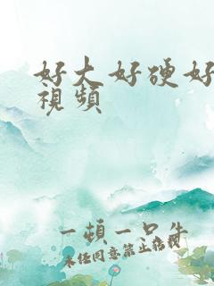 好大好硬好爽的视频