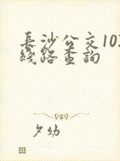 长沙公交102线路查询
