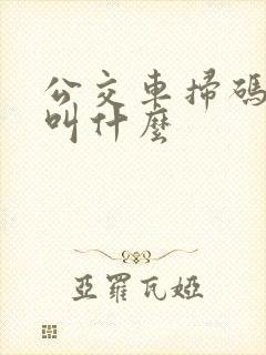 公交车扫码软件叫什么 公交车扫码软件叫什么