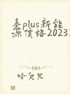秦plus新能源价格2023款落地价