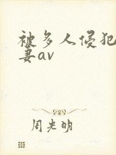 被多人侵犯的人妻av