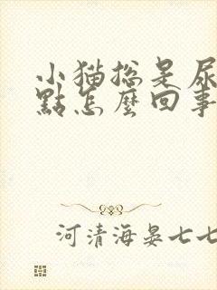 小猫总是尿一点点怎么回事
