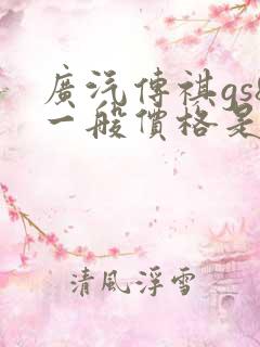 广汽传祺gs8一般价格是多少