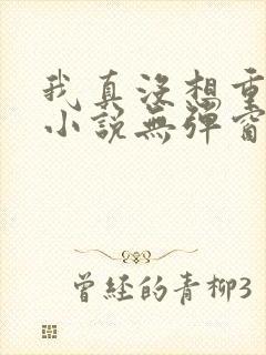 我真没想重生啊小说无弹窗