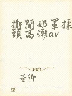 撕开奶罩揉吮奶头高潮av