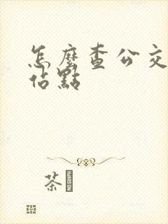 怎么查公交实时站点 怎么查公交实时站点