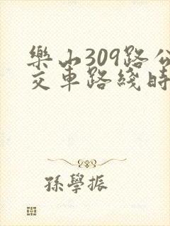 乐山309路公交车路线时间表乐山