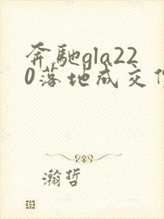 奔驰gla220落地成交价格 奔驰gla220落地成交价格