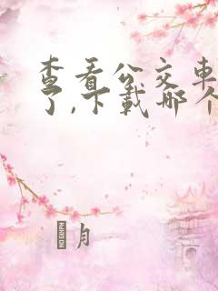查看公交车到哪了,下载哪个软件