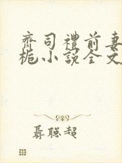 齐司礼前妻姐徐栀小说全文免费阅读