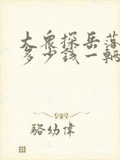 大众探岳落地价多少钱一辆