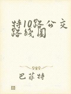 特10路公交车路线图