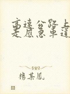 高速公路上有人走应急车道怎么举报