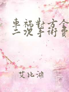 车祸对方全责第二次手术费用如何赔偿