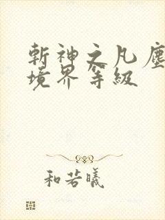 斩神之凡尘神域境界等级