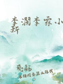 李澜李霖小说最新