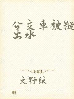 公交车被糙汉摸出水
