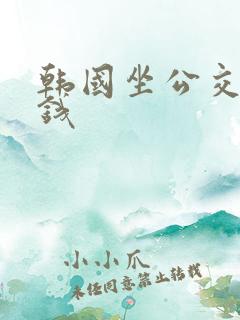 韩国坐公交多少钱 韩国坐公交多少钱