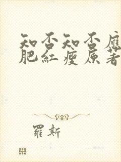 知否知否应是绿肥红瘦原著小说名