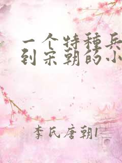 一个特种兵穿越到宋朝的小说 一个特种兵穿越到宋朝的小说