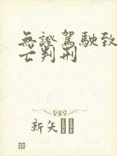 无证驾驶致人死亡判刑