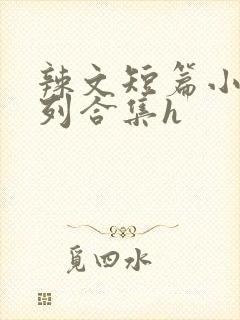 辣文短篇小说系列合集h