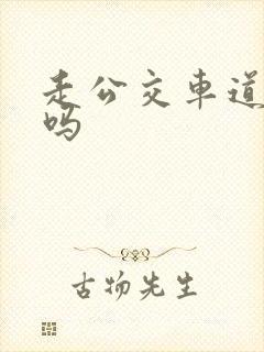 走公交车道扣分吗
