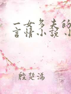 一女多夫的现代言情小说 小说