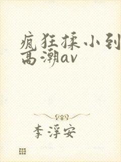 疯狂揉小到失禁高潮av