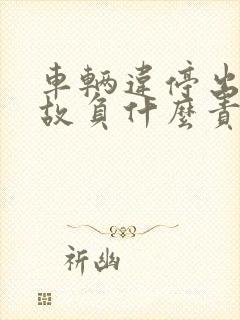 车辆违停出了事故负什么责任