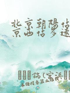 北京朝阳站至北京西站多远