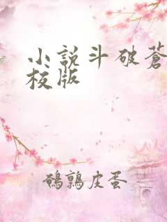 小说斗破苍穹精校版